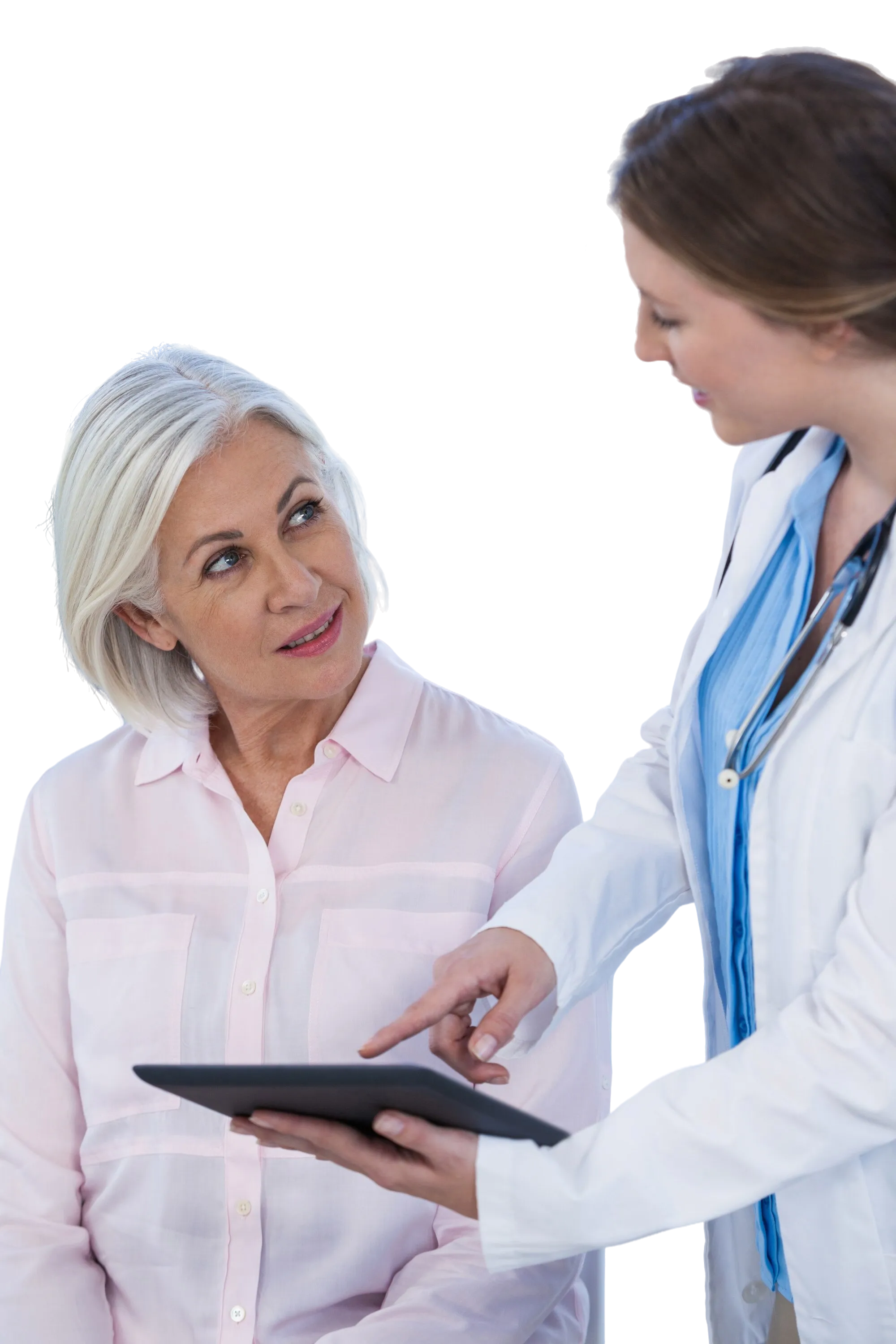 Woman representing hormonal balance through menopause