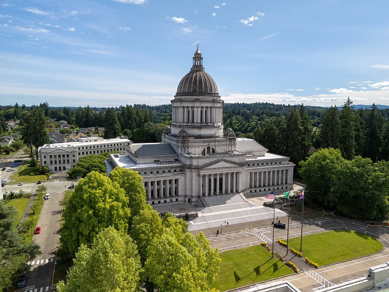 Washington State Capitol building in Olympia, WA